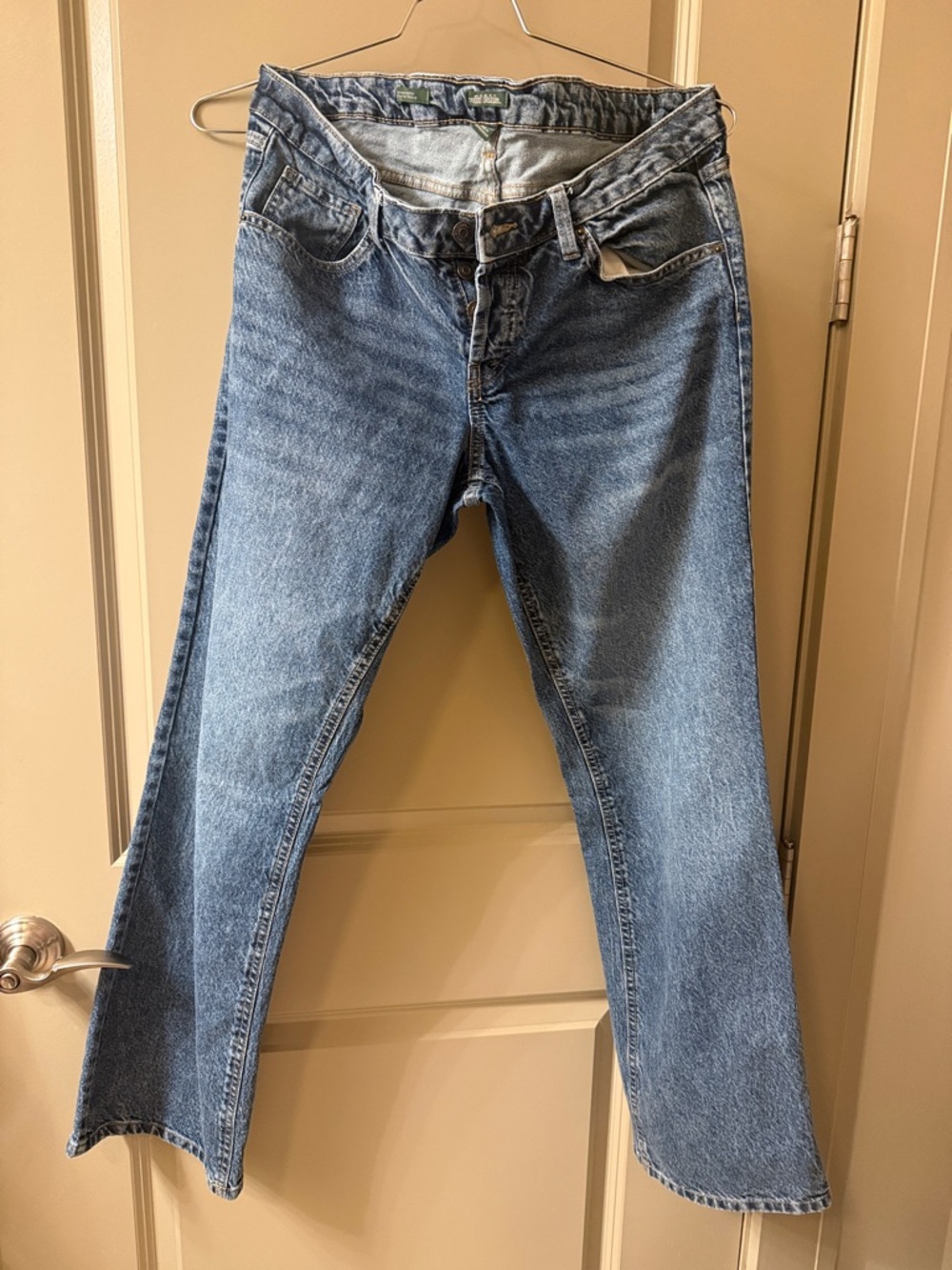 wild fable Women's Light Blue Flare Jeans